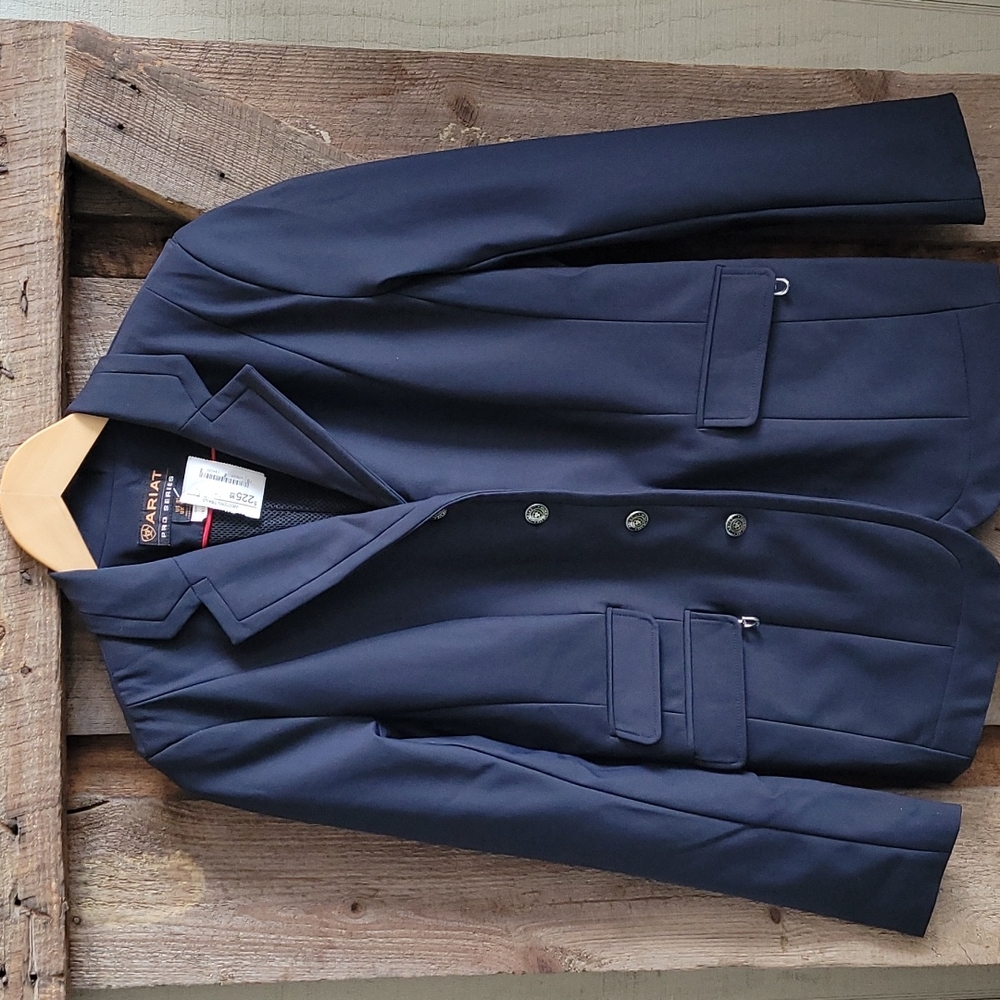 Brand new Ariat Pro Series show jacket. Size 8 Long.